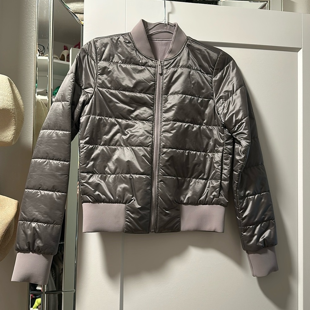 Lululemon light purple reversible jacket